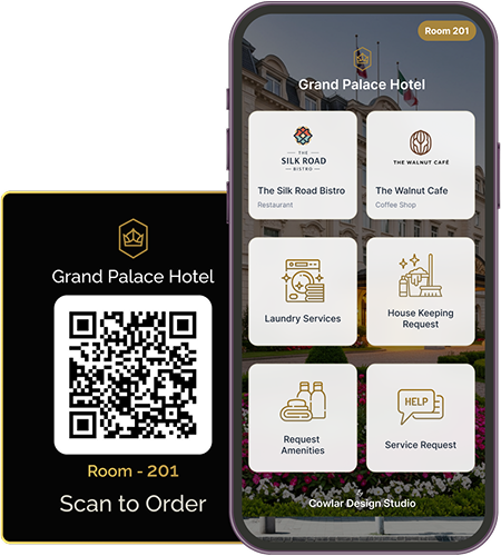 Digital concierge mobile app interface
